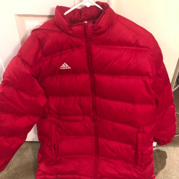 adidas puffer bomber jacket